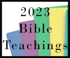 2023 Bible Teachings