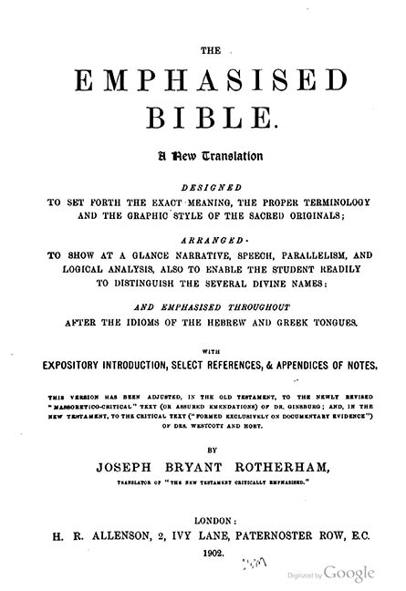 Emphasized Bible