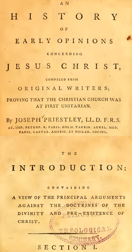 History of early opinions of Jesus Christ